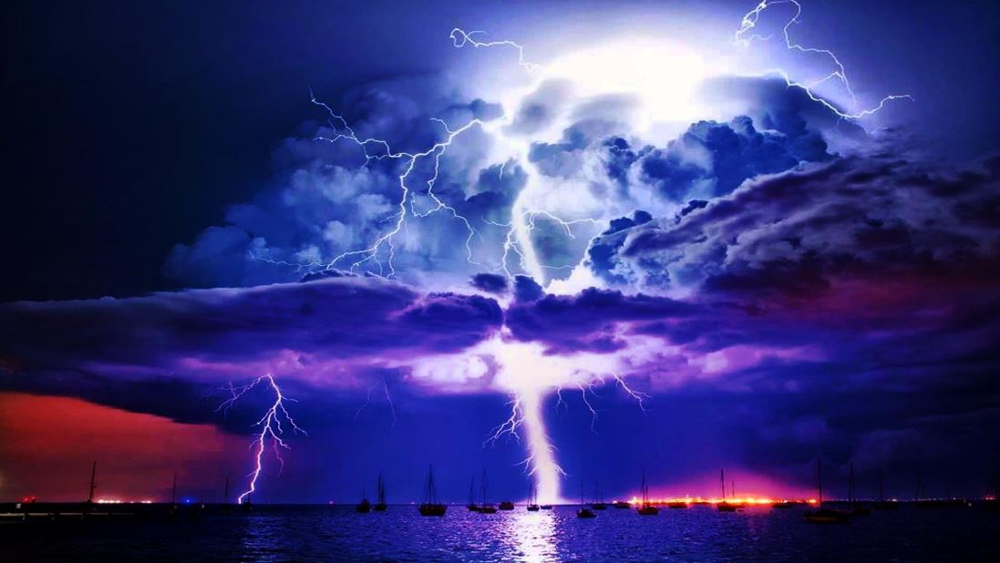 lightning storm